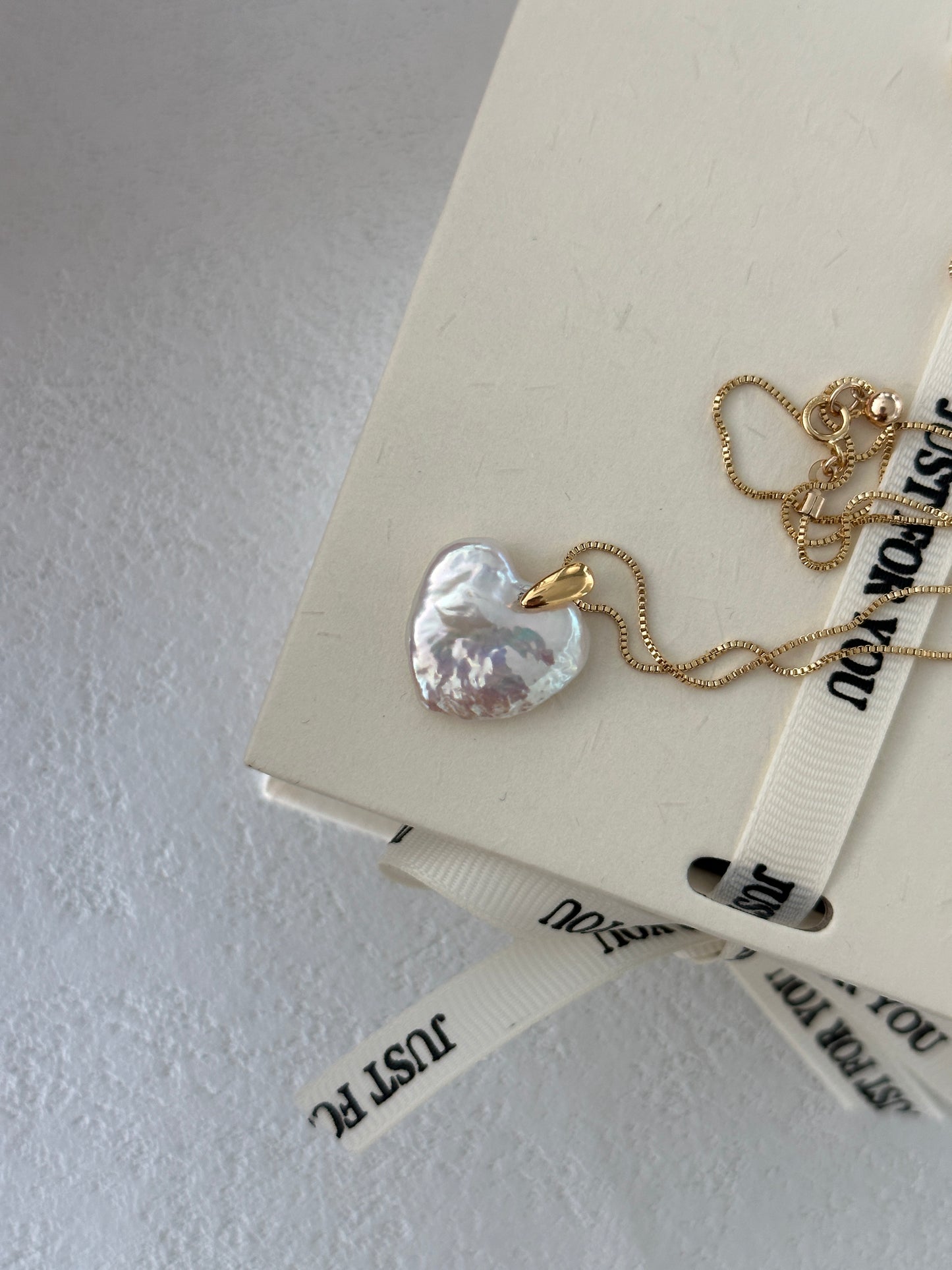 Heart-Shaped Pearl S925 Sterling Sliver Necklace Natural Baroque Pearl Necklace Anniversary Gift Handmade Pendant