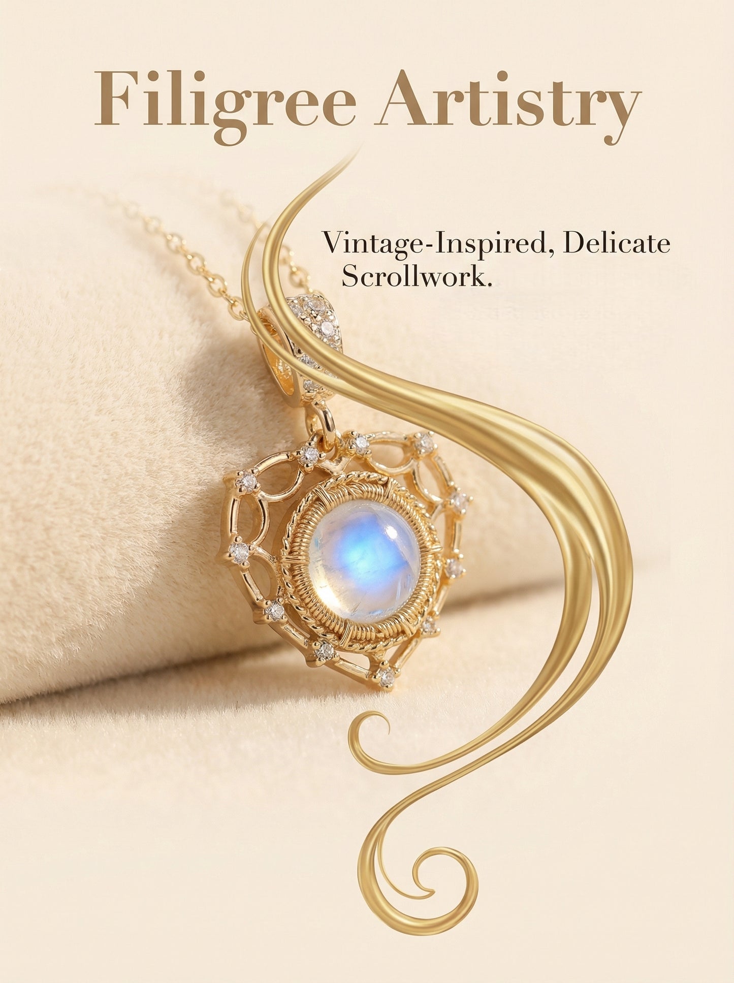Heart Moonstone Crystal Necklace, Delicate Wire Wrapped Pendant, Handmade Women Jewelry, Healing Crystals Everyday Unique Gift for Her